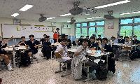 상주시자원봉사센터, 상주고등학교에서 체험형 자원봉사 교육 운영